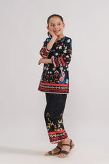 Dhaga Stitched 2 Piece Premium Cambric Kids Collection'2025-cherry