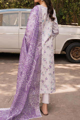 Shezlin by Aabyaan Unstitched 3 Piece Chikankari Print Lawn Collection'2023-AC-02