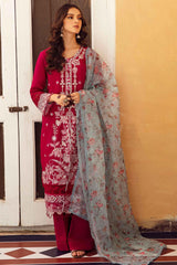 Mina Kumari by Aabyaan Unstitched 3 Piece Chikankari Eid Collection'2023-AB-08