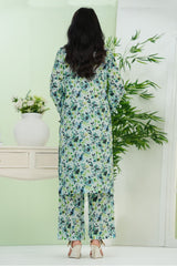 Aizal Stitched 2 Piece Co Ords Prints 2 Collection'2025-AC2-674-Sky Blue