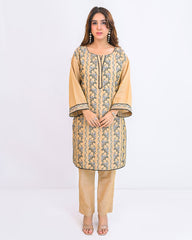 Miorah By Ayla Studio Stitched Solid Embroidered Co-ord - Taskeen