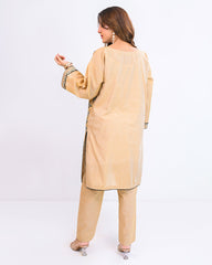 Miorah By Ayla Studio Stitched Solid Embroidered Co-ord - Taskeen
