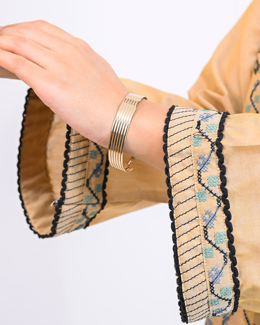 Miorah By Ayla Studio Stitched Solid Embroidered Co-ord - Taskeen