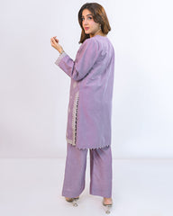 Miorah By Ayla Studio Stitched Solid Embroidered Co-ord - Tamana
