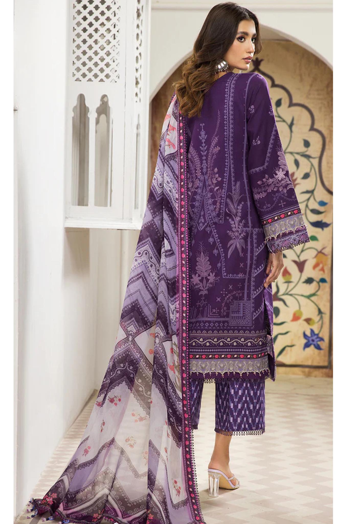 Nazafreen by Anaya Unstitched 3 Piece Emb Cambric Collection'2022-AEC22-03