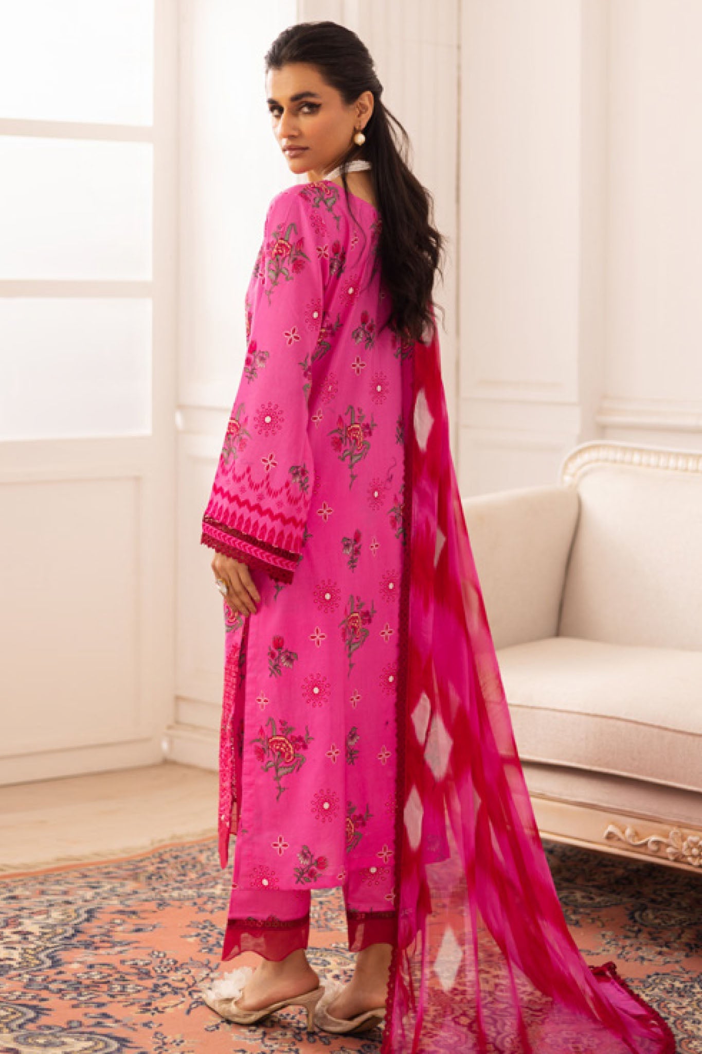 Aafreen By Riaz Arts Unstitched 3 Piece Emb Chikankari Lawn Collection-AF-184