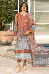 Aafreen Chunri By Riaz Arts Unstitched 3 Piece Emb Lawn Collection-AF-195
