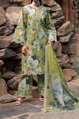 Sheen Prints By Alizeh Unstitched 3 Piece Digital Printed Fine Lawn Vol-02 Collection'2024-AF-6018-Jazmin