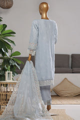 Mahpara By Sada Bahar Stitched 3 Piece Festive Formals Vol-09 Collection'2024-AG-26-Sky Blue