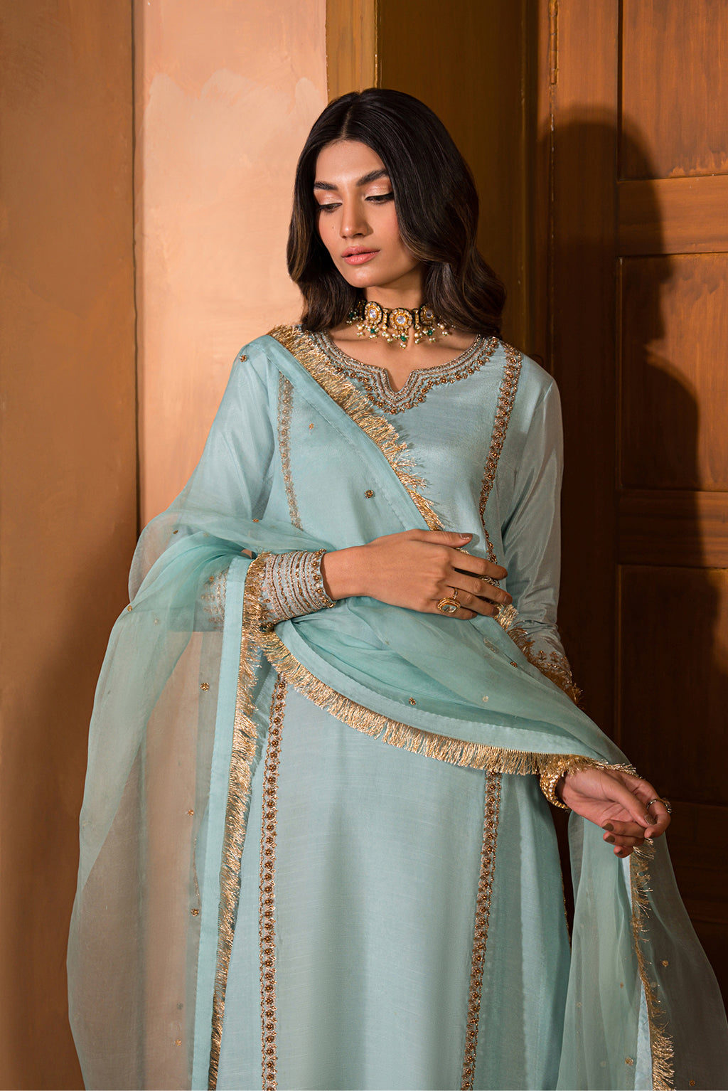 Nooru By Sheenora Stitched 3 Piece Luxury Pret Collection'2024-BAREEN