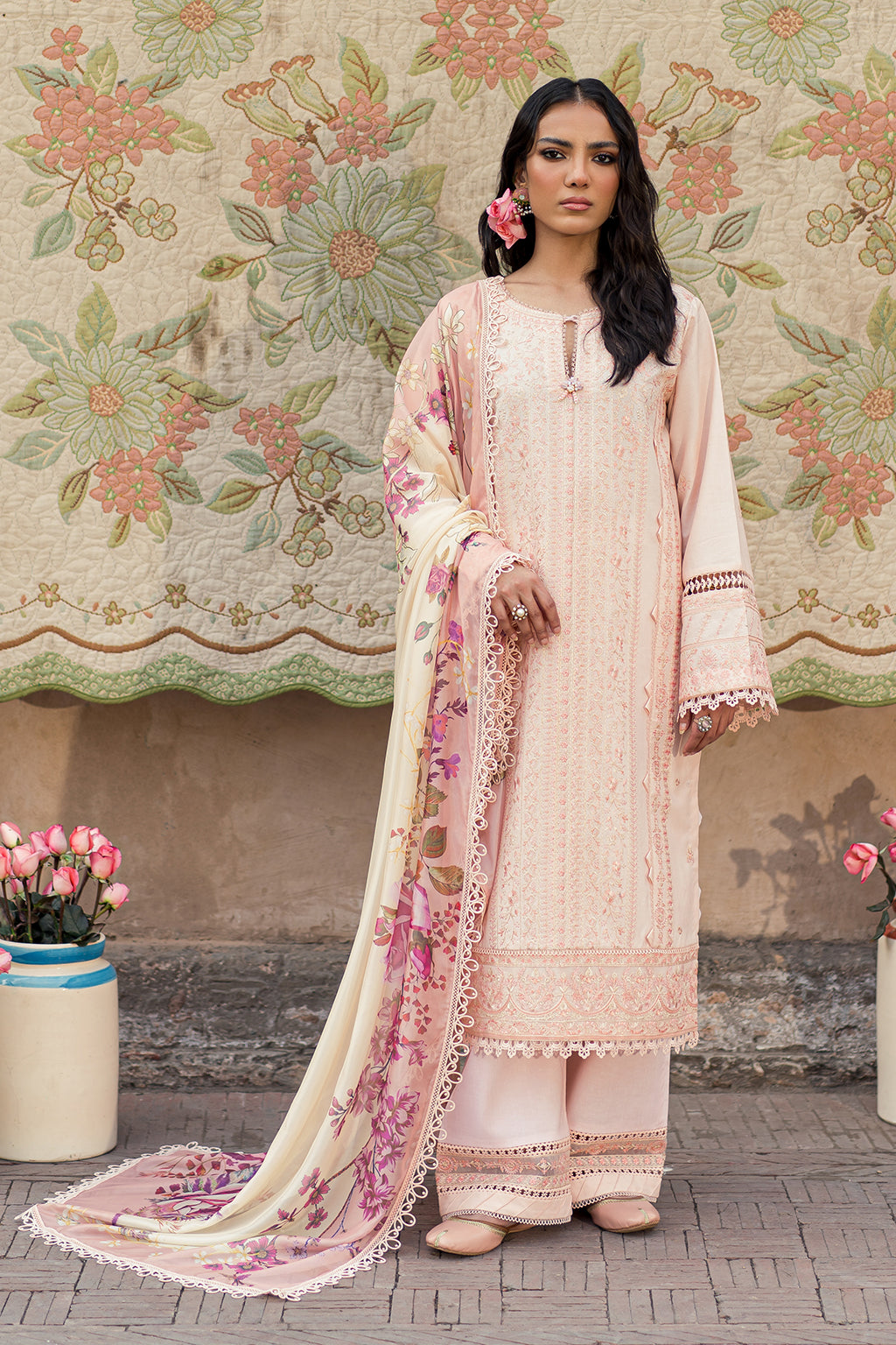 Zarposh Unstitched 3 Piece Summer Lawn Collection-Kaatha