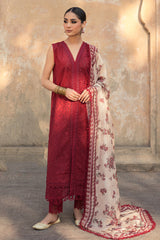 Zarposh Unstitched 3 Piece Summer Lawn Collection-Saanjh