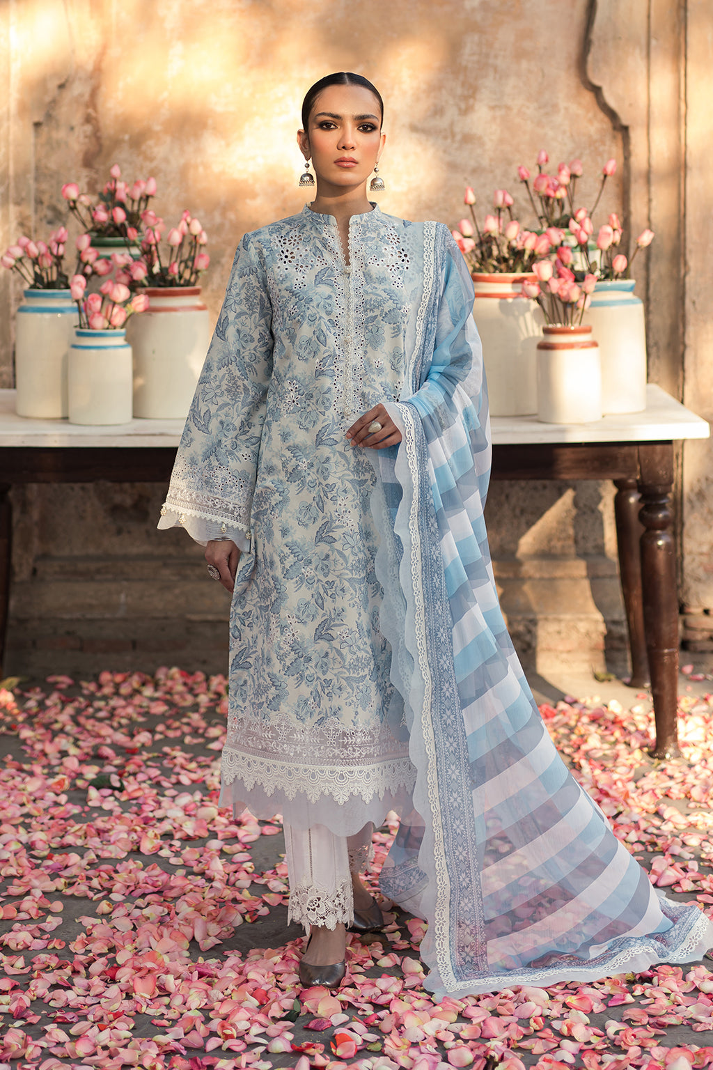 Zarposh Unstitched 3 Piece Summer Lawn Collection-Mahveer
