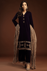 Bagh E Makhmal By Zaaviay Stitched Aiza (Three Piece)