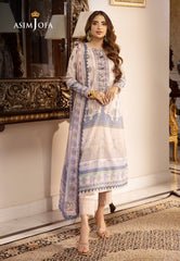 Asim Jofa Asra '23 Ajas-05 Embroidered Cambric (3-Pcs)