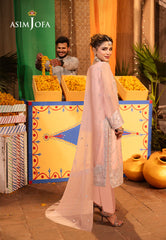 Asim Jofa Chamak Damak Pret Ajcdb-14 Embroidered Chiffon Stitched 3 Pcs