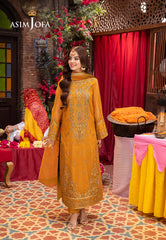 Asim Jofa Festive Luxe Pret Ajemb-12 Embroidered Organza Stitched 3 Pcs