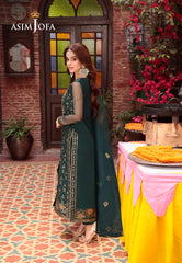 Asim Jofa Festive Luxe Pret Ajemb-25 Embroidered Organza Stitched 3 Pcs