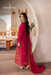 Asim Jofa Heeriye Pret Ajheb-08 Embroidered Jumbo Silk Stitched 3 Pcs