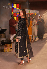 Asim Jofa Chamkeeli Pret Ajkkb-02 Embroidered Twisted Silk Stitched 3 Pcs