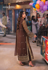 Asim Jofa Chamkeeli Pret Ajkkb-30 Embroidered Chiffon Stitched 3 Pcs