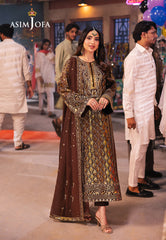 Asim Jofa Chamkeeli Pret Ajkkb-30 Embroidered Chiffon Stitched 3 Pcs
