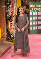 Asim Jofa Jag Mag Pret Ajmjb-19 Embroidered Chiffon Stitched 3 Pcs