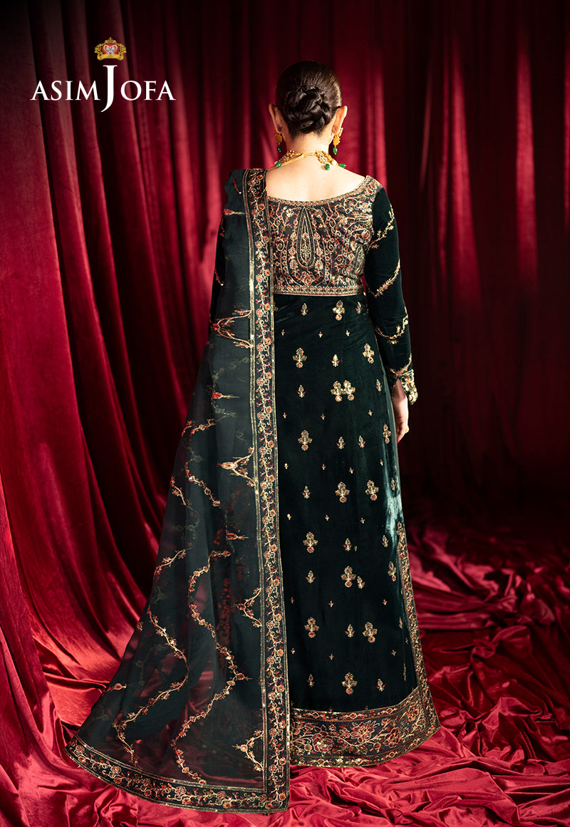 Makhmal by Asim Jofa Stitched Ajmvb-05 Emb Velvet Stitched3 Pcs