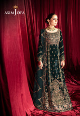 Makhmal by Asim Jofa Stitched Ajmvb-05 Emb Velvet Stitched3 Pcs
