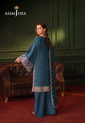 Asim Jofa Premium Festive Pret Ajpfb-10 Embroidered Silk Stitched 3 Pcs