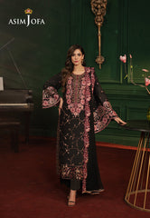 Asim Jofa Premium Festive Pret Ajpfb-19 Embroidered Silk Stitched 3 Pcs