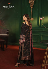 Asim Jofa Premium Festive Pret Ajpfb-19 Embroidered Silk Stitched 3 Pcs