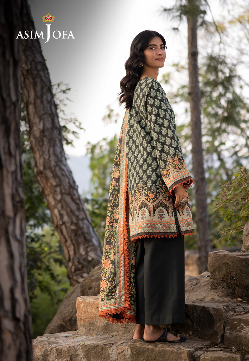 Asim Jofa Unstitched 3 Piece Winter Collection'2024-AJUW-43