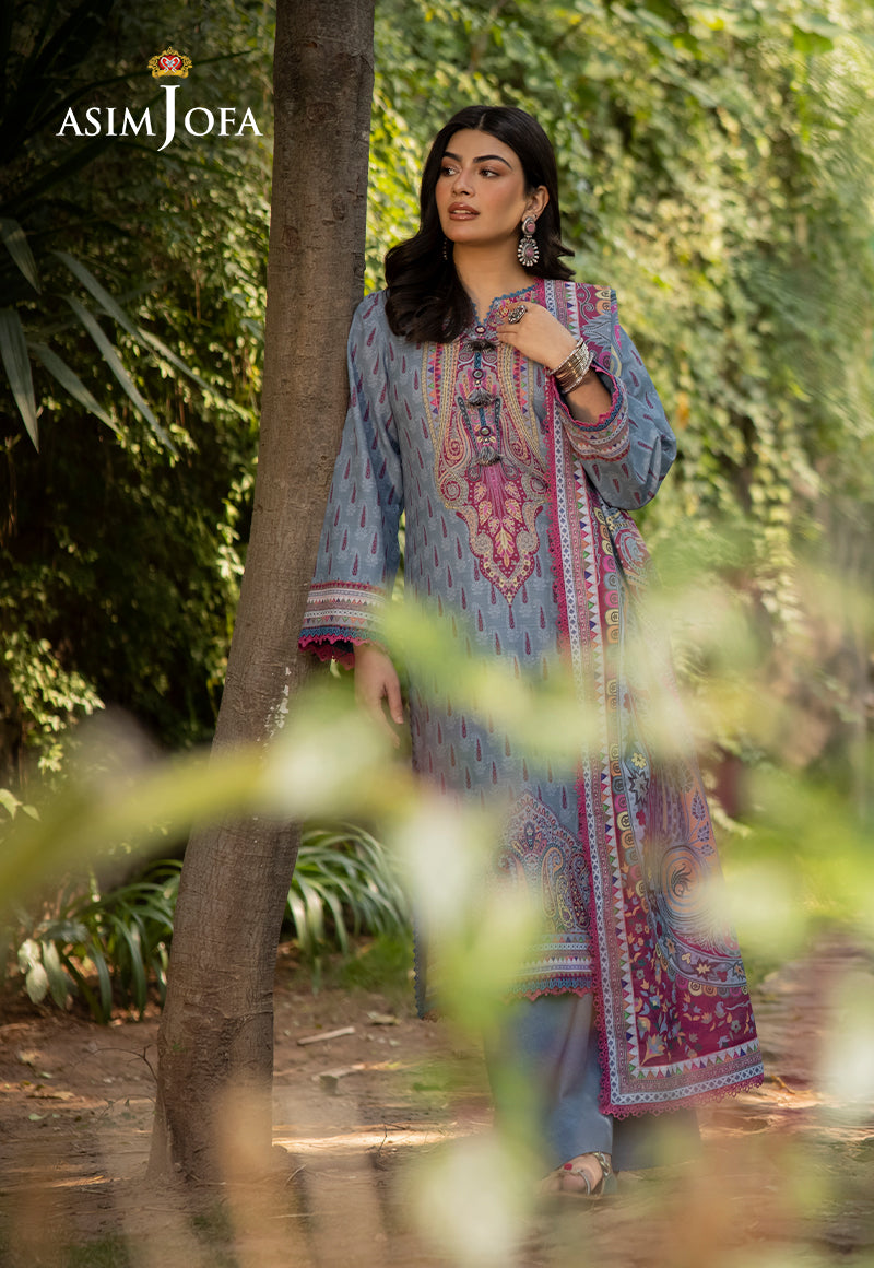 Asim Jofa Unstitched 3 Piece Winter Collection'2024-AJUW-45
