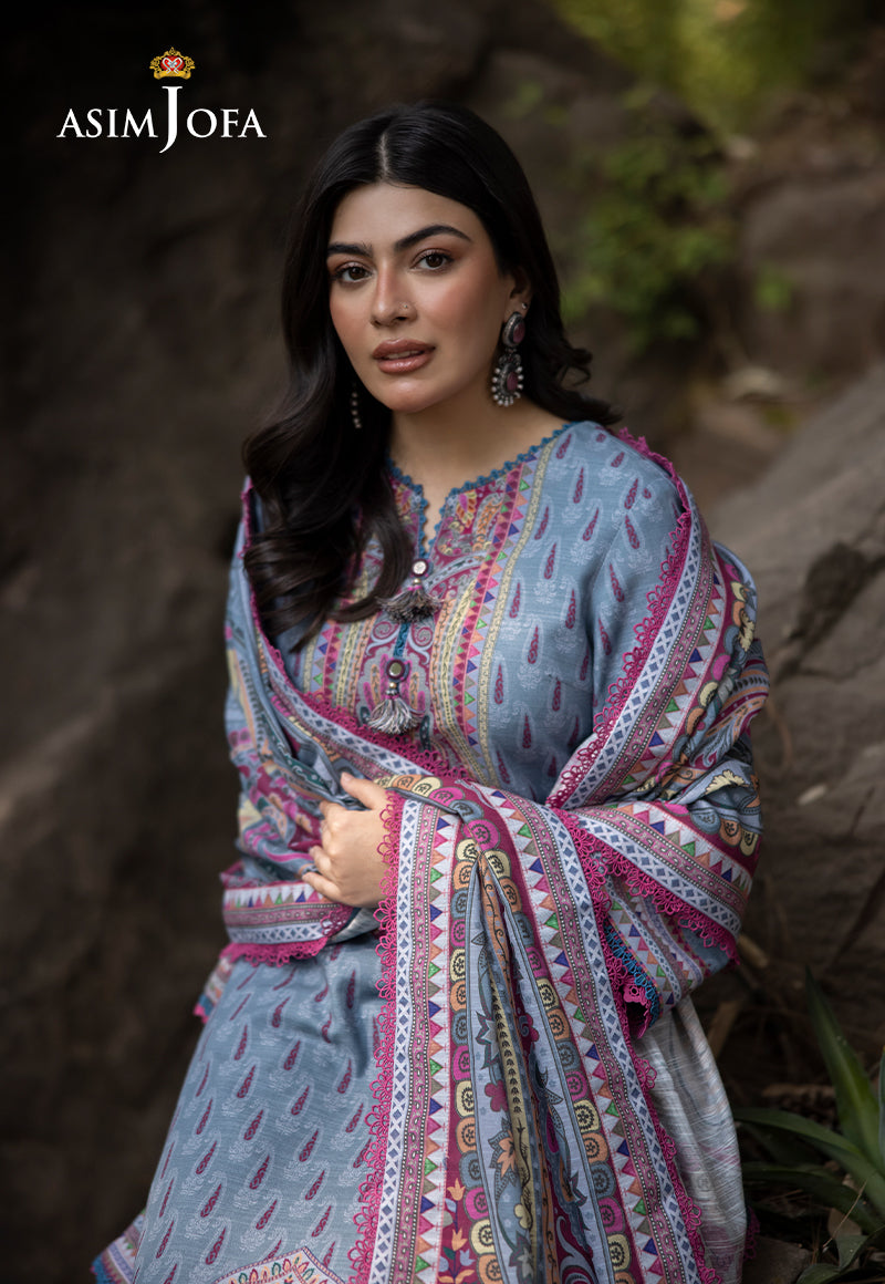 Asim Jofa Unstitched 3 Piece Winter Collection'2024-AJUW-45