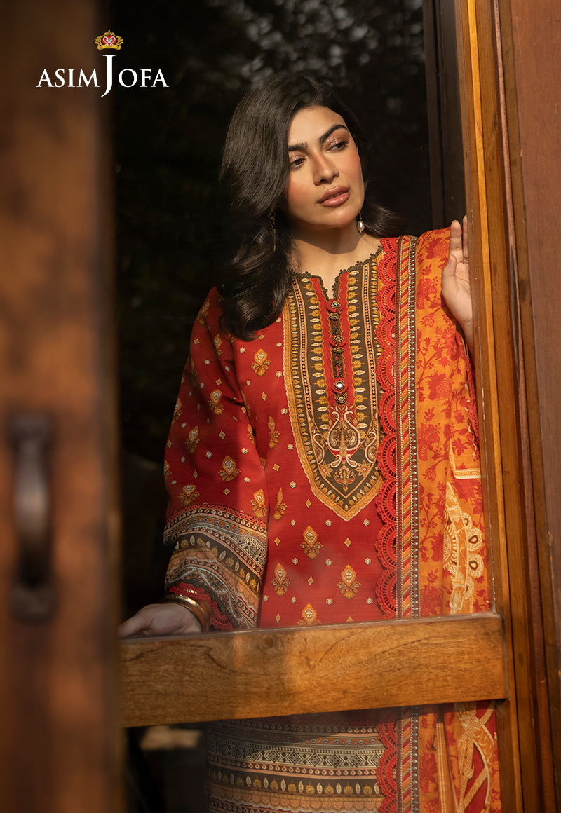 Asim Jofa Unstitched 3 Piece Winter Collection'2024-AJUW-47