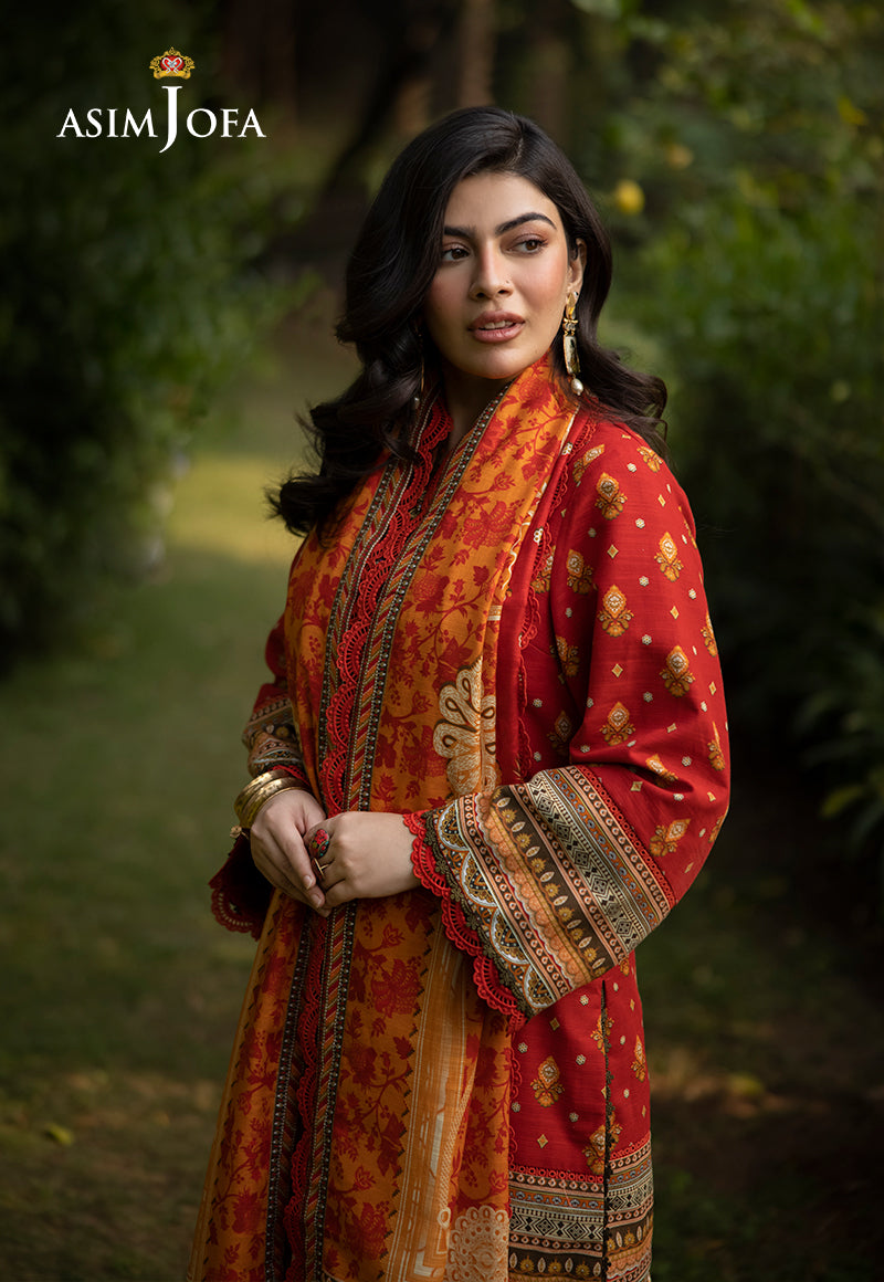 Asim Jofa Unstitched 3 Piece Winter Collection'2024-AJUW-47