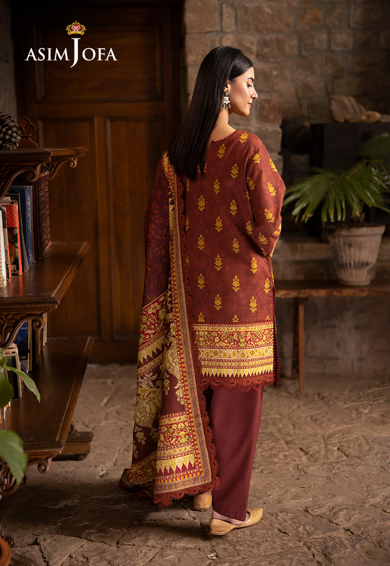 Asim Jofa Unstitched 3 Piece Winter Collection'2024-AJUW-59