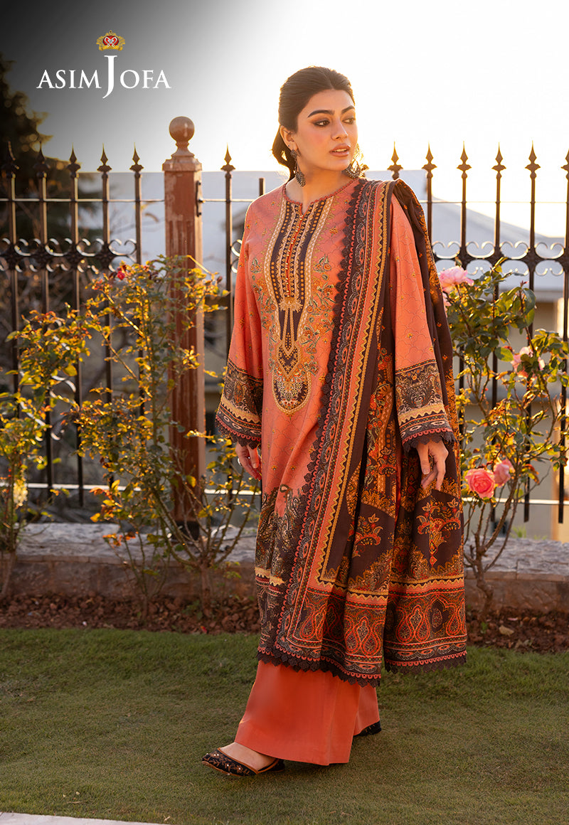 Asim Jofa Unstitched 3 Piece Winter Collection'2024-AJUW-65