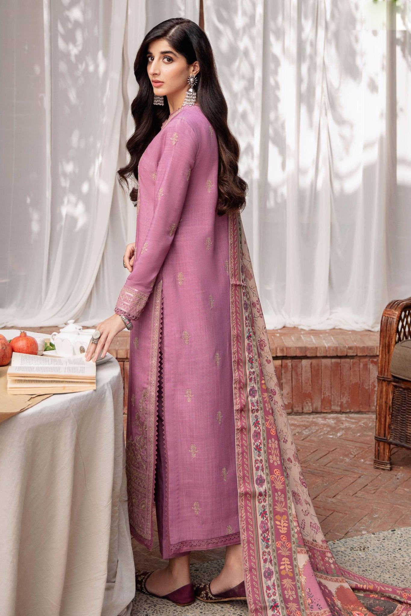 Asra by Asim Jofa Unstitched 3 Piece Printed Shawl Collection'2022-AJW-17