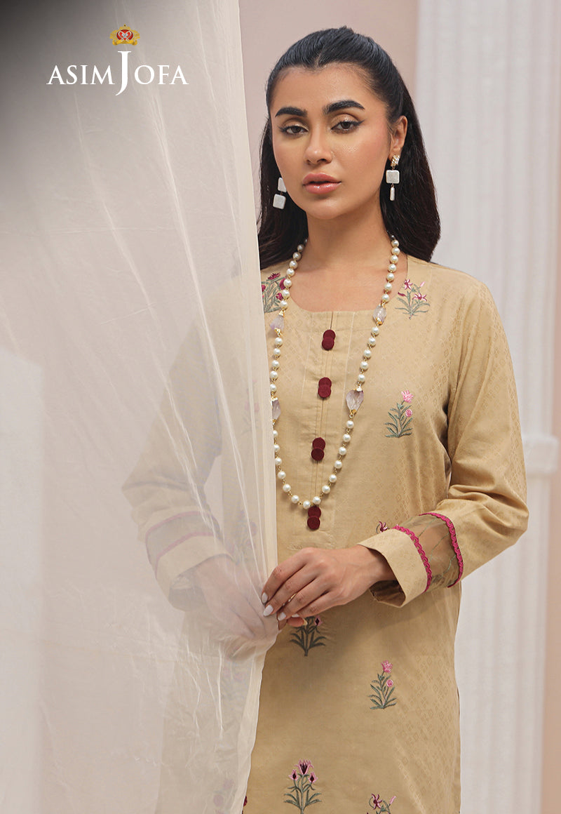 Asim Jofa Wardrobe Solution '23 Ajws-09 (1-Pc) Embroidered Self Jacquard 1 Pc