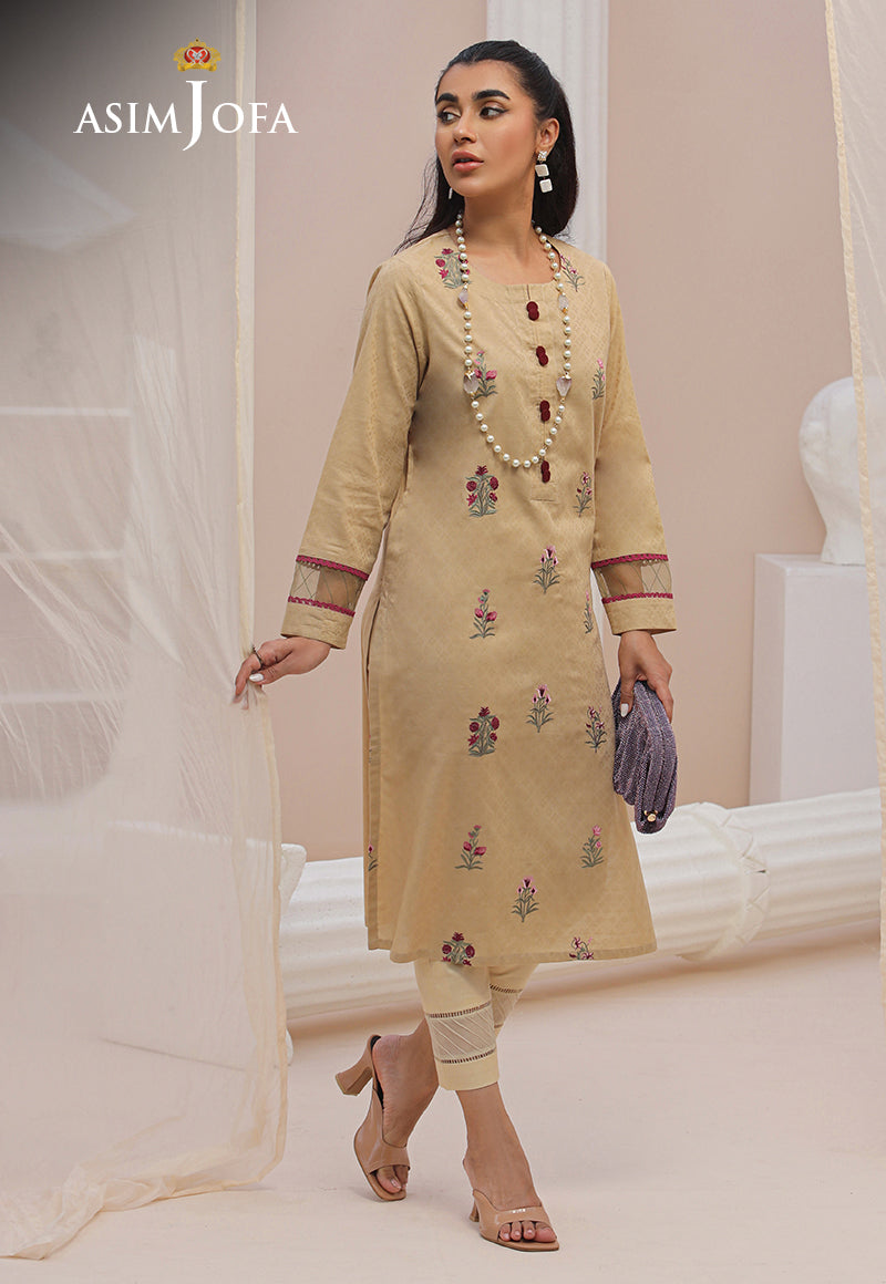 Asim Jofa Wardrobe Solution '23 Ajws-09 (1-Pc) Embroidered Self Jacquard 1 Pc