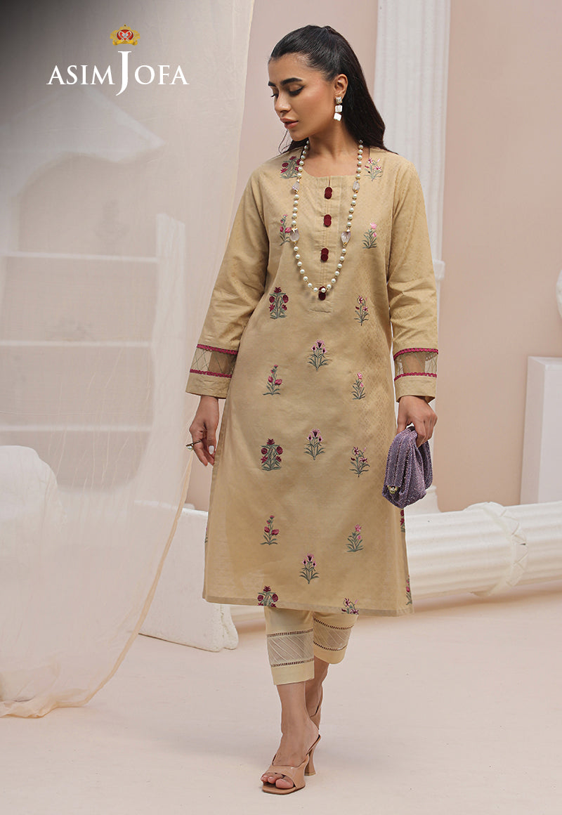 Asim Jofa Wardrobe Solution '23 Ajws-09 (1-Pc) Embroidered Self Jacquard 1 Pc