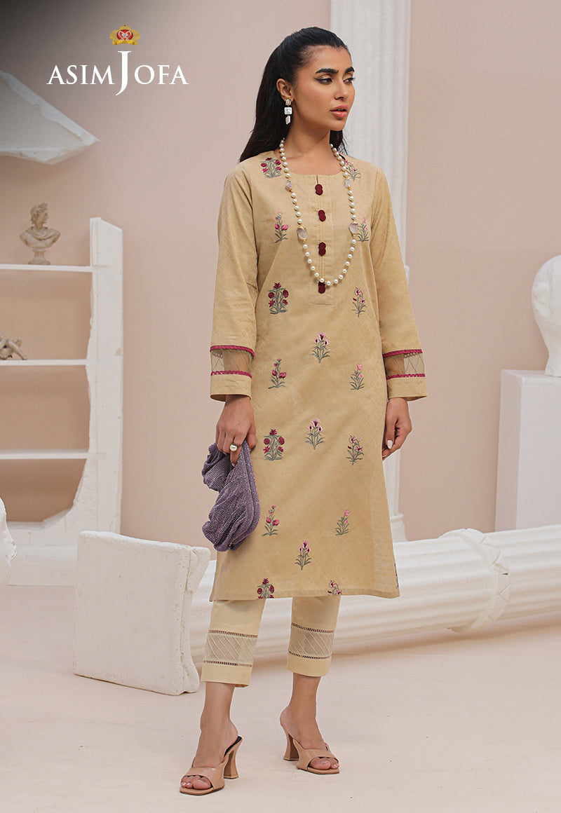 Asim Jofa Wardrobe Solution '23 Ajws-09 (1-Pc) Embroidered Self Jacquard 1 Pc