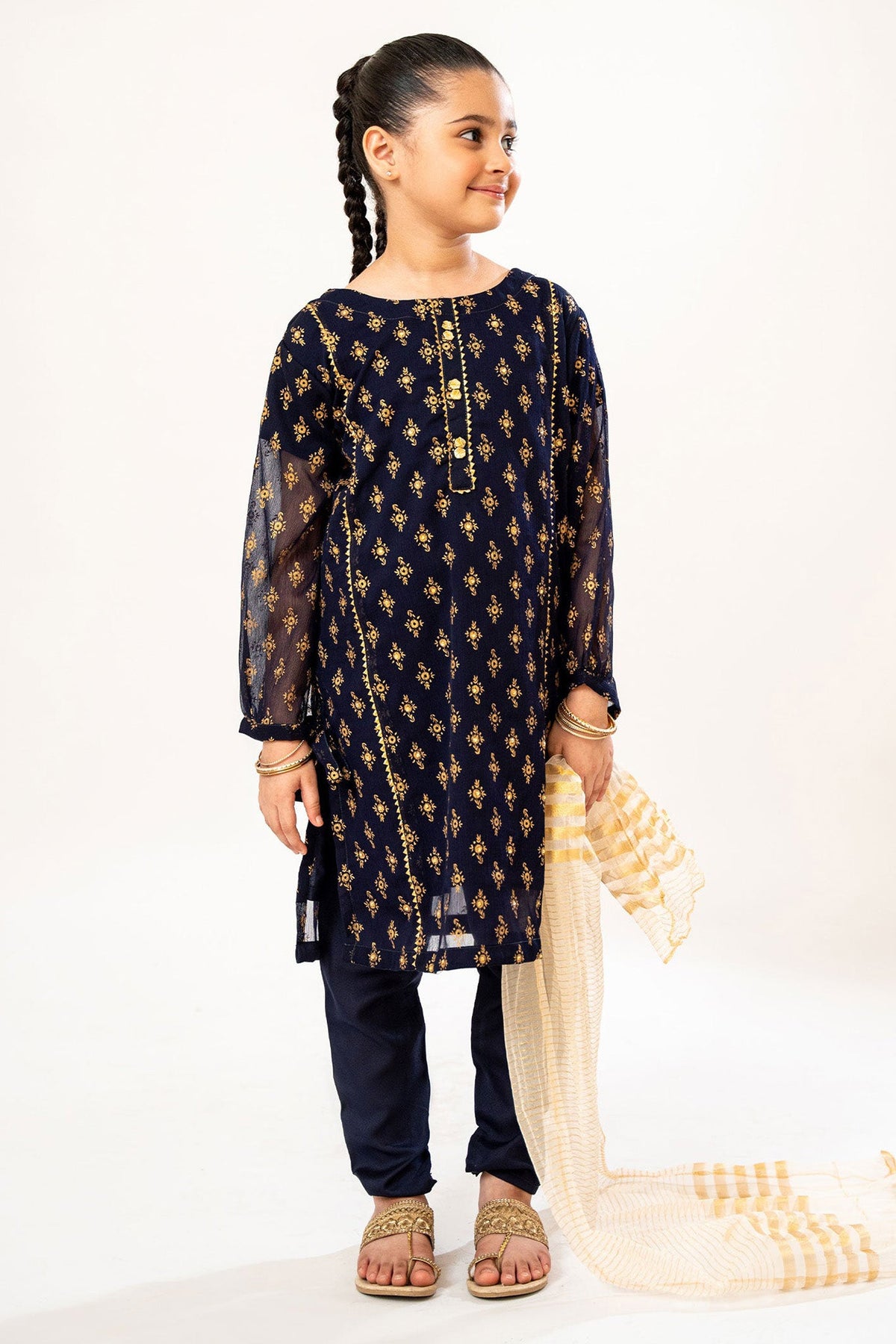 Shehzadiyan By Amna Khadija Stitched 3 Piece Festive Formals Pret Vol-02 Collection'2024-AKS-31