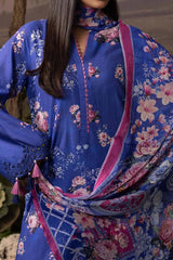 Printskari By Adan's Libas 3 Piece Unstitched Emb Lawn Collection'2024-AL-02
