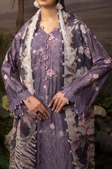 Printskari By Adan's Libas 3 Piece Unstitched Emb Lawn Collection'2024-AL-05
