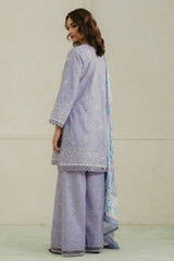 Amore By Ayzel Unstitched 3 Piece Summer Lawn Collection-AL-V4-05-Auburn