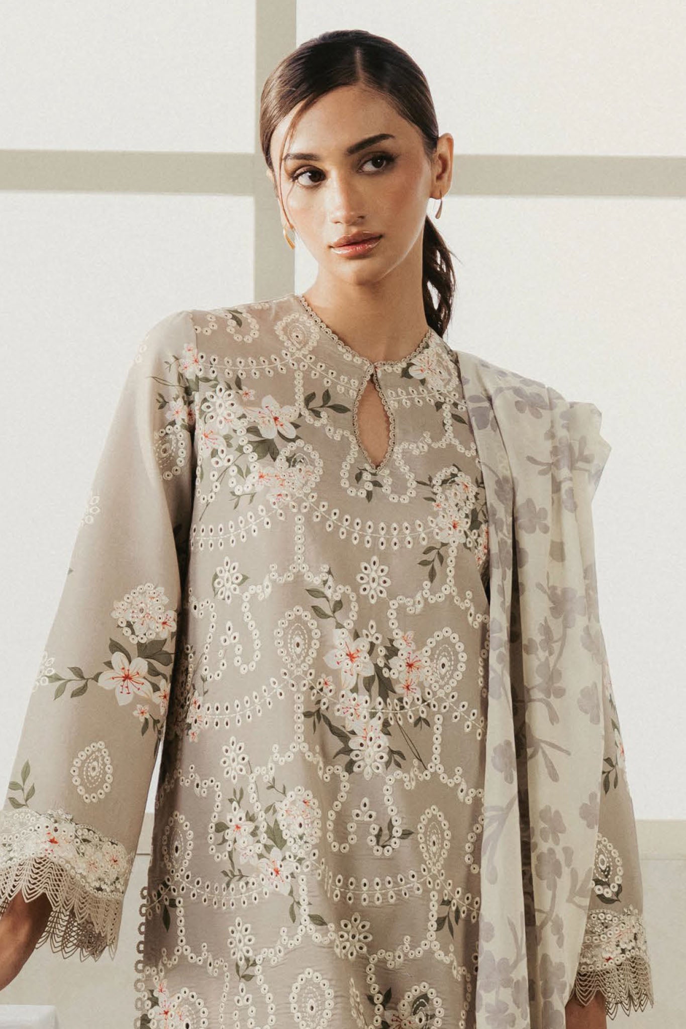 Amore By Ayzel Unstitched 3 Piece Summer Lawn Collection-AL-V4-06-Opal