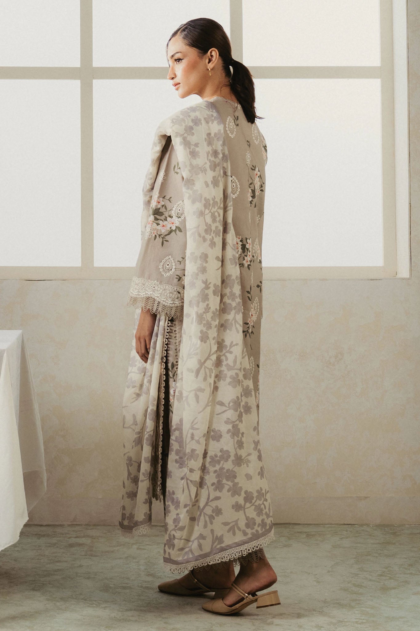 Amore By Ayzel Unstitched 3 Piece Summer Lawn Collection-AL-V4-06-Opal